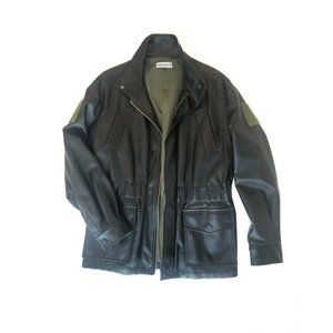 Gosha Rubchinskiy Faux Leather Coat – L